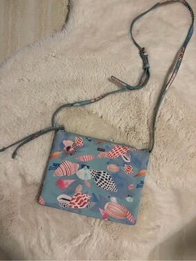 Light Blue Seashell Crossbody Bag - Parfois